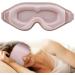 WLLHYF Silk Sleep Mask - 3D Stereo Deep Sleep Eye Mask | Adjustable & Comfortable | Cute Block Out Light Eye Cover for Men and Women - Buy Online on GoSupps.com