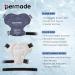 Shoulder Ice Pack for Pain Relief - Reusable Compression Gel Cold Therapy Wrap for Rotator Cuff Injuries - Black - Buy Online on GoSupps.com