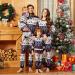 PatPat Family Christmas PJs Matching Sets - Reindeer & Snowflake Patterned Sleepwear for Couples & Kids (8-9 Years) - Royal Blue - Buy Online on GoSupps.com