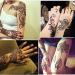 Temporary Tattoo Set - 5Pcs with 78 Adhesive Stencils in Black, Brown, and Red Colors - Buy Online on GoSupps.com