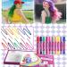 Craie Capillaire pour Filles | 10 Couleurs Craies Colorantes pour Cheveux Marqueurs de Coloration Temporaire Kit de Maquillage Lavable Jouet Amusant pour Adolescents et Adultes pour le Cosplay - Buy Online on GoSupps.com