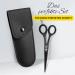 Blacksmith Hair Scissors | Professional Hair Cutting Shears for Men & Women | Sharp & Precise Cut | Includes Case | Premium Black Hairdresser Scissors - Buy Online on GoSupps.com