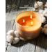 96north Luxury Coconut Candles | 3-Wick Natural Soy Wax | 40-Hour Burn | Perfect Wedding Gifts for Women | Fragrance in Glass - Buy Online on GoSupps.com