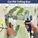 Suteck Tufting Gun 2 in 1 Electric Rug Weaving Machine Kit with 12-Color Yarn Rolls - High Speed, Adjustable | Carpet Flocking Tool for Cut Pile Rug Making - Buy Online on GoSupps.com
