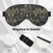 Watercolour Cactus Sleep Mask - Adjustable Soft & Breathable Blindfold for Deep Sleep Relaxation Travel & Meditation - International Shipping Available - Buy Online on GoSupps.com