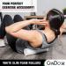 CanDo Slim White PE Foam Roller 3 x 12 Round - Exercise, Fitness, Muscle Restoration, Massage Therapy - Ideal for Home, Clinics & Professional Therapy - Buy Online on GoSupps.com