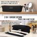 Portable Hair Tools Travel Bag & Heat Resistant Mat - Neoprene, Black | Organizer for Flat Irons, Straighteners, Curling Irons & Accessories - Buy Online on GoSupps.com