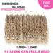 Yamolesuny Boho Bob Box Braids Crochet Hair with Curly Ends Pre-looped Goddess Locs Braiding Extensions 3X Bohemian Hippie For Black Women(14 Inch 613#) - Buy Online on GoSupps.com