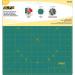 OLFA 12x12 Rotating Cutting Mat - Self Healing Rotary Mat for Sewing, Quilting & Crafts | 360 Degree Rotation | Green, 12 x 12 Inches - Buy Online on GoSupps.com