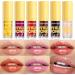 Moisturizing Lip Oil Nourishing And Hydrating Lip Care For Dry Lips Long Lasting Lip Balm For Women Party Makeup Lip Gloss Chocolate - Buy Online on GoSupps.com
