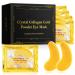 24K Gold Eye Pads - Collagen Under Eye Mask Under Eye Gel Patches for Anti Aging Anti Wrinkle Reduce Eye Bags and Puffy Eyes Dark Circles Hydrating Moisturizing Skincare (25 Pairs Gold)