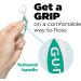 GUM Professional Clean Plus Flosser Picks, Promotes Healthier Gums, Comfort-Pick for Gentle Massage, Fresh Mint Flavour, Teal & White, 60 Flossers (1 Bag) - Buy Online on GoSupps.com