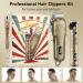 Shop Professional Hair Clippers & T-Blade Trimmer Set - Cordless Rechargeable LED Display Perfect for Men Women & Kids - Bronze Hair Cutting Kit - Buy Online on GoSupps.com