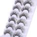 Wiwoseo Shining False Eyelashes - Colorful, Fluffy Faux Mink for Christmas & New Year - Buy Online on GoSupps.com