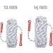 Emekian 14mm Static Rock Climbing Rope for Fire Safety Rescue - 98ft with Non-Slip Gloves - Buy Online on GoSupps.com