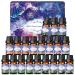 Janolia essential oils Set 20 fragrance oil pure aroma natural for diffuse relaxation Perfect essential oil gift for family friends flowery & fruity topic