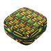 African zigzag pattern women's napkin storage bag portable period pocket for women teenagers girls menstrual cup pocket breastfeeding pillow holder