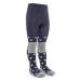 LaLoona Baby Crawling Tights - Baby Tights with ABS Anti-Slip Sole and Knees - Stars Blue 74/80 (6-12 Months) Blue