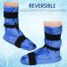 Large Foot Ankle Ice Pack Wrap for Achilles Tendonitis & Plantar Fasciitis Relief - Hot Cold Therapy Gel Pack with Plush Lining and Strap - Mother's Day Gift - Buy Online on GoSupps.com