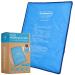 Truhealth Extra Large Ice Pack for Injury - Hot & Cold Gel Ice Pack - Reusable Ice Packs Pads & Therapy Compress Blue 1 Count (Pack of 1)