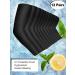 Bememo Unisex UV Protection Cooling Arm Sleeves - Black, 12 Pairs - Buy Online on GoSupps.com