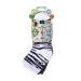 Earth Therapeutics Aloe Vera Socks - Aloe & Vitamin E Infused for Dry Feet & Rough Skin - Zebra/Black, 2 Pairs - Buy Online on GoSupps.com