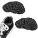 2 Pairs Heel Pads for Shoes Too Big Anti-Slip Heel Inserts Heel Grips Liner Cushions Snugs for Women Men Loose Shoes Prevent Rubbing Blisters Slipping (Black)