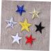 STOBOK 10pcs Mini Iron Backpack Dreses Stickers for Computers Star Patch The Iron Celebrity Accessories Silver medium - Buy Online on GoSupps.com