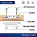 YUSOVE 316 Stainless Steel Boat Folding Cleat 4-1/2 - Marine Flip Up Dock Cleat (Pack of 2) - Buy Online on GoSupps.com