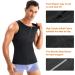 Wonderience Men's Compression Shirt Slimming Body Shaper Waist Trainer - Black XX-Large - Buy Online on GoSupps.com