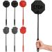 Hausfelder fly swatter mosquito swatter set of 6 fly swatters sturdy made of plastic (set of 6 in black and red)