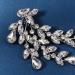 Sither Bridal Crystal Barrette for Wedding Women Crystal Hair Clip Silver Headpiece for Prom Halloween Party Hair Accessories Gift - Buy Online on GoSupps.com