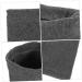 COLLBATH Pet Dog Accessory Dog Bathing Ears Pet Present Pet Accessory Pet Hood Thread Cloth 20x15cm Grey - Buy Online on GoSupps.com