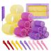 Bestienoly Hair Rollers for Long Hair  29Pcs Velcro Rollers for Hair  Rollers Hair Curlers Jumbo Large Hair Roller Sets with Duckbill Clips and Comb  3 Sizes Self Grip Hair Rollers for Long Medium Short Thick Fine Thin H...