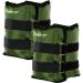 Movit 2 Set Weight cuffs for hand and ankles 7 weight variants weights for arms and legs 2x 0.5kg- 2x 4 kg weight cuff foot/wrist 2x 2.5 kg (green)