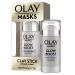 Olay Masks - Clay Stick Mask - Glow Boost - Anthracite White 48 g
