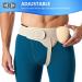 HeerTeaj Inguinal Hernia Support Belt | Adjustable & Removable Compression Pad for One-Sided/Bilateral Hernias - Size L - Buy Online on GoSupps.com