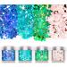Xubx 12 Boxes Nail Glitter Set - Chunky Glitter Makeup & Decorative Sequins for Nail Art Eyeshadow Hair DIY Crafts - Perfect for Festivals & Masquerades - Buy Online on GoSupps.com
