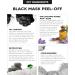 Perfect Look London Peel Off Face Mask - Bamboo Charcoal Blackhead Removal Formula - Buy Online on GoSupps.com
