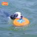 Laroo Dog Frisbee Toy for Large Dogs | 24.5cm Soft Bite-Proof Outdoor Training Toy - Perfect for Dog Teeth Protection - 1 Piece Set (Orange) - Buy Online on GoSupps.com