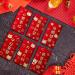 6Pcs Chinese Lunar New Year Red Envelopes Rectangle Red Packet Personalized Red Pocket Hong Bao for Graduation A Style A - Buy Online on GoSupps.com