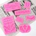 Baroque Style Silicone Molds - Vintage Relief Flower & Curlicues Fondant Molds (7Pcs) - Buy Online on GoSupps.com