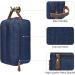 WANDF Small Nylon Toiletry Bag Dopp Kit Shaving Kit Lightweight for Men and Women - Blue - Buy Online on GoSupps.com