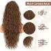 PORSMEER 28 Ginger Brown Long Beach Wave Ponytail Extension - Synthetic Drawstring Clip-In Hairpiece for Women - Buy Online on GoSupps.com