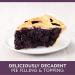 Duncan Hines Comstock Premium Blackberry Pie Filling & Topping, 21 oz (Pack of 12) - Buy Online on GoSupps.com