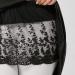 Plus Size Black Shirt Extender Lace Skirt for Women - 5XL (Waist 41.34'') - Buy Online on GoSupps.com