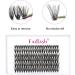 Fadlash Cluster Eyelashes Extension 11mm D Curl 40D-0.07-D | DIY Individual Lashes Self-Application - Buy Online on GoSupps.com