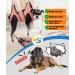 KKIIMATT 9-in-1 Pet Fur Care Harness with Nail Clipper File & Comb - Ideal for Dog Care | XXS Pink/Orange - Buy Online on GoSupps.com