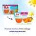 Dole Fruit Bowls Mandarin Oranges in Orange Gel - Gluten Free Healthy Snack, 16 Total Cups (4 oz each) - Buy Online on GoSupps.com