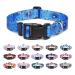 Suredoo dog collar adjustable soft & comfort nylon dog collar for small medium large dog puppies (s ocean) s (neck circumference 25-40 cm width 1.5 cm) ocean
